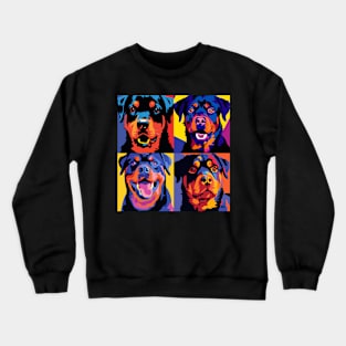 Rottweiler Pop Art - Dog Lover Gifts Crewneck Sweatshirt
